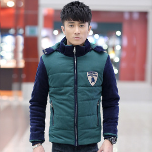 2015冬季新款棉衣男装连帽加厚保暖韩版冬装外套厂家批发供货