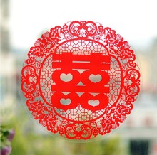 Sáng tạo Trung Quốc sao chép ảnh tĩnh thiết lập trang trí phòng cưới tĩnh hi Phòng cưới bố trí kính hi từ 30cm Nhãn dán cửa