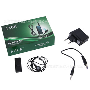 跨境专供 助听器 带线耳机 声音放大器 AXON-E6 hearing aid