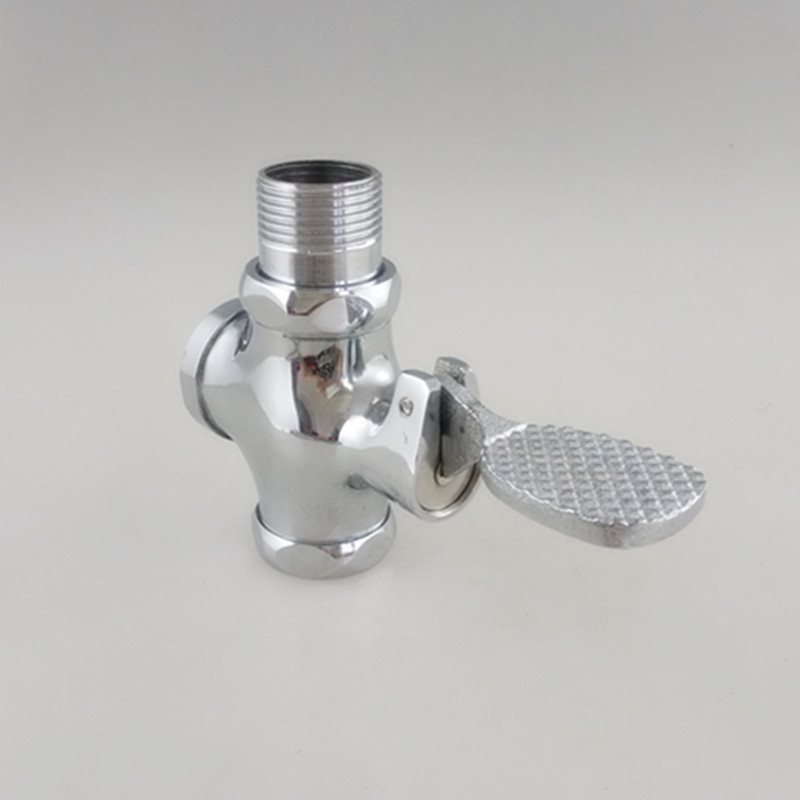 脚踏冲水阀/蹲便器大小便池冲洗阀/大体脚踩冲水器