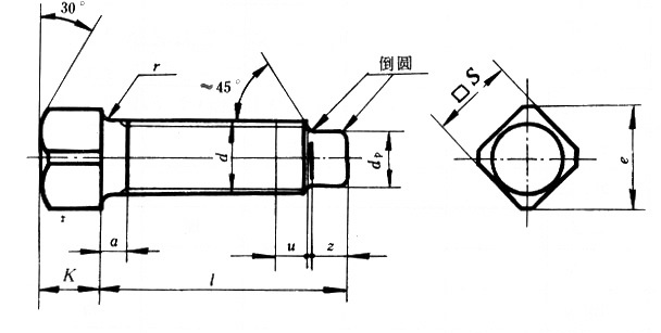 gb/t85 方头长圆柱端紧定螺钉(4.8级发黑)