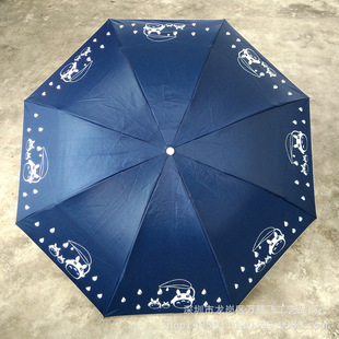 供应动漫伞 龙猫周边折叠创意动漫雨伞 动漫周边产品创意雨伞