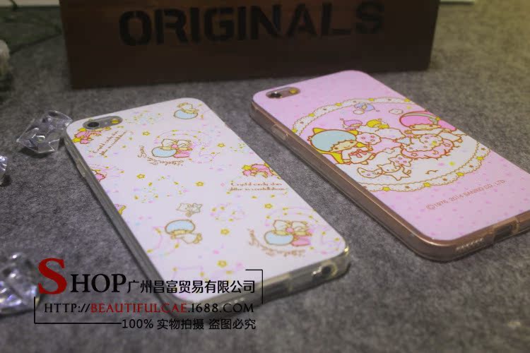 iPhone保护套-粉色卡通可爱苹果6s手机壳ipho