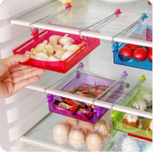 Tủ lạnh lớp tách tươi đa năng kệ lưu trữ nguồn cung cấp bếp sáng tạo co giật kiểu hộp găng tay kết thúc kệ Kệ