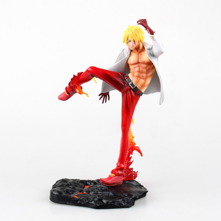 海贼王/航海王 one piece 酷炫版pop战斗山治 恶魔风脚香吉士手办