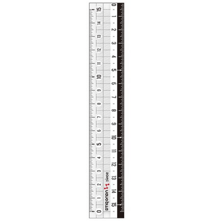 日本进口sonic直尺15cm 尺子 尺子 学生 学习工具sk-7500