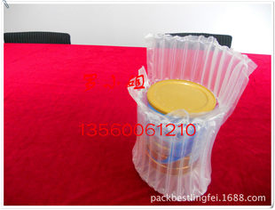 广州包装材料厂供应奶粉气柱袋气泡充气 缓冲气柱袋