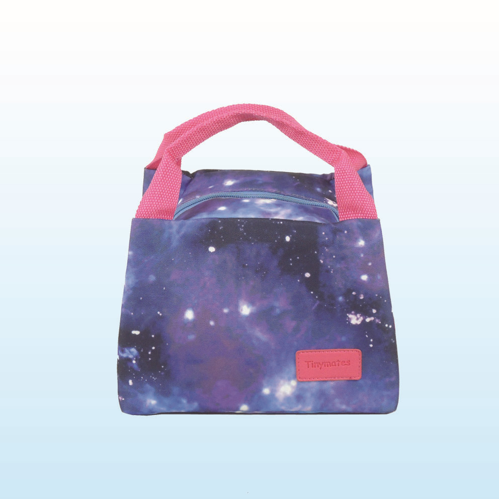 星空花型撞pu便当保温冰袋促销礼品用品