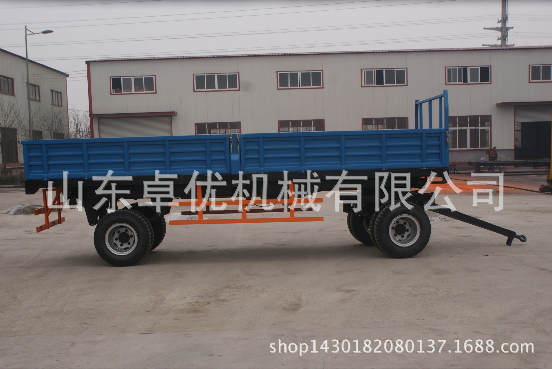 优质全挂系列大型拖拉机运输拖车
