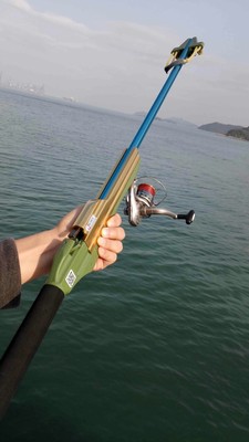 升级版渔具射鱼器 可钓鱼射鱼的多功能鱼竿猎鱼器