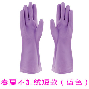 单层pvc橡胶手套 洗衣服洗碗手套 家务家用防水清洁手套厂家直销