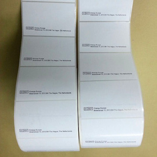 厂家订做不干胶环保标签 条码打印纸  印刷条码纸 空白标签条码纸