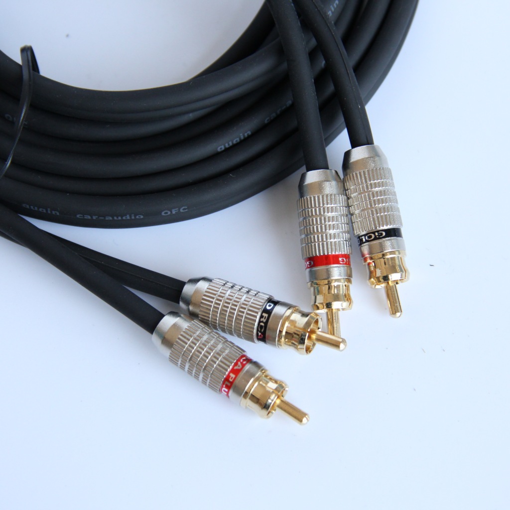 热销高品质rca音频线 音响改装配件汽车改装音频线 音频工程配件