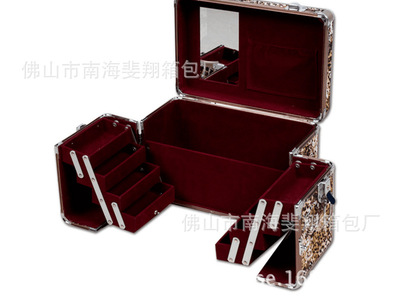 工具箱包-供应双开门多功能手提铝合金箱 美容