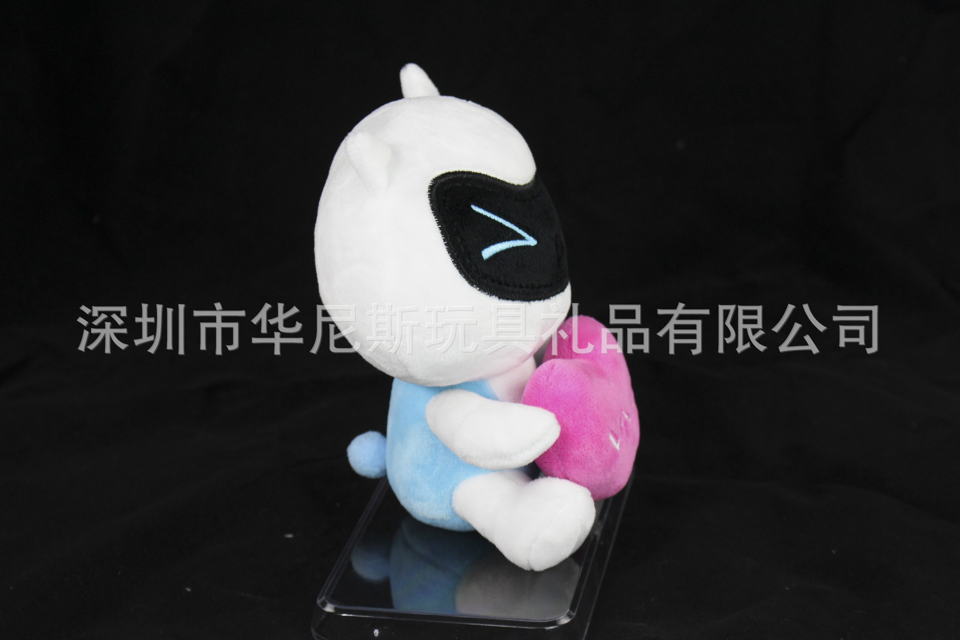 深圳厂家定制vivo手机企业形象logo公仔 毛绒玩具来图打样定做