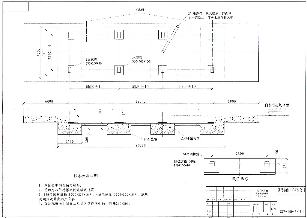 100吨地磅(ds系列18米长12,20,554)ds18-12-900005