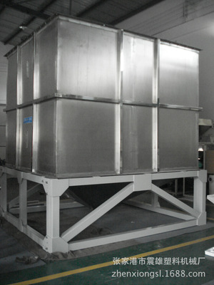 厂家定制大型pvc不锈钢储料仓可拆卸式 pe新料颗粒储料箱10吨方形