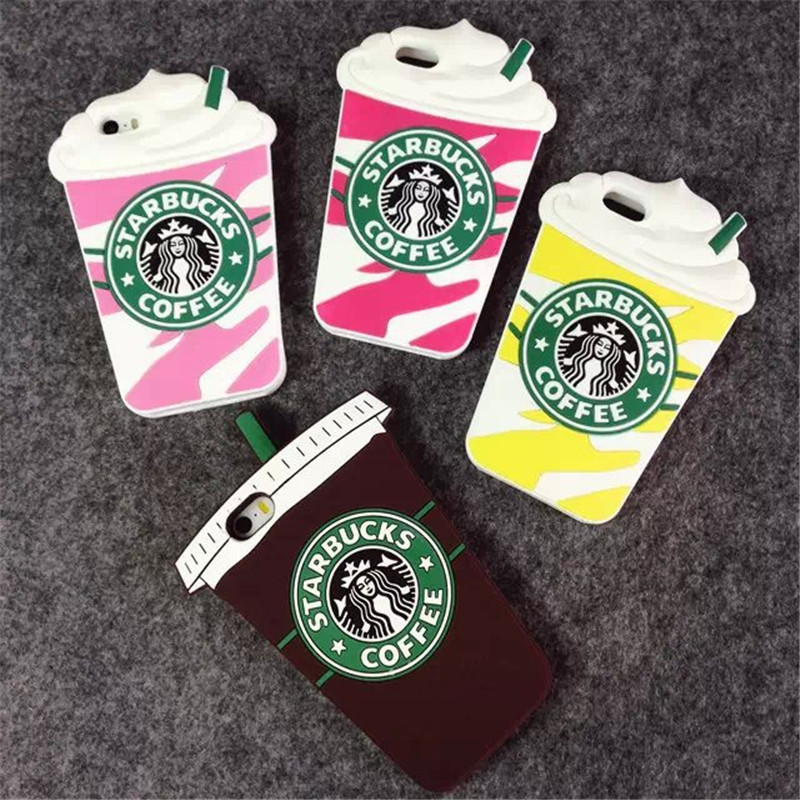 starbucks 3d silicone coffee cup phone case cover for starbucks case