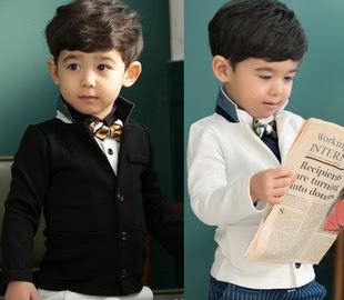 2016外贸韩版童装 春款男童外套 男童英伦风小西装外套  一件代发