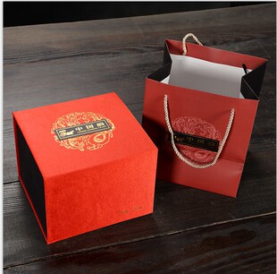 红色礼盒  空礼盒包装  精品空礼盒  喜庆礼盒包装盒