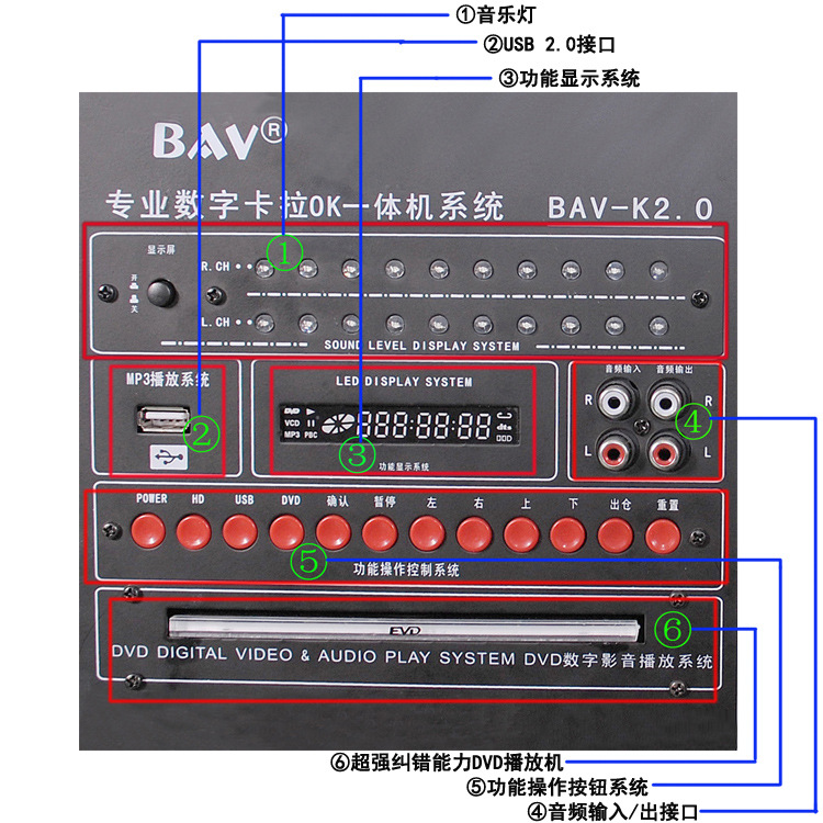 家庭ktv点歌机 户外移动卡拉ok一体机