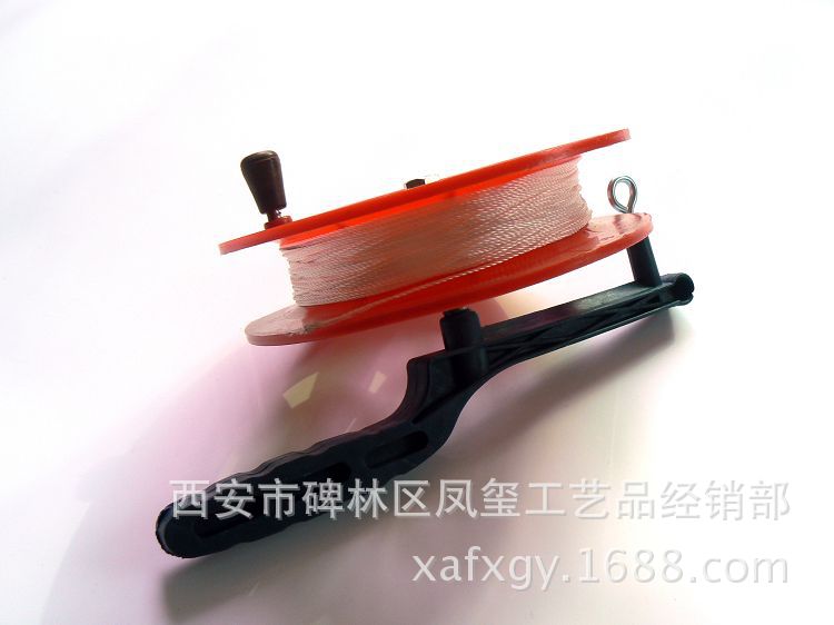 厂家直销风筝轮线放飞器材小红塑料轮带线多种规格小风筝轮图片_23