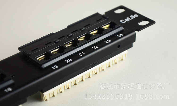 5e配线架 rj45网络配线架可贴牌