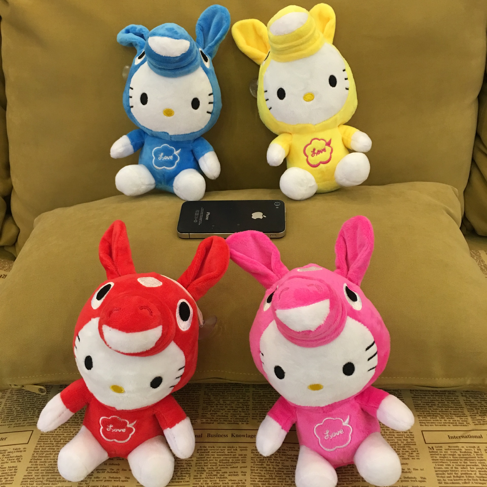 hello kitty猪动漫娃娃抓奖机玩偶公仔机毛绒礼品卡通玩具小公仔