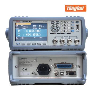 同惠TH2830L电桥LCR测试仪0.05%精度,频率,50Hz-20kHz 共34 点 数字电桥,LCR,TH2830L
