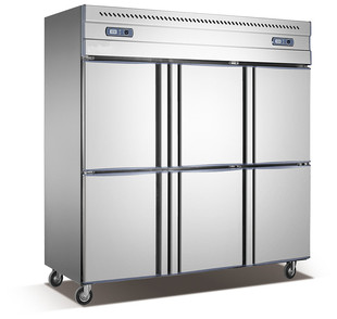 热销上海1600L六门双温冷藏冷冻柜 型号多样可选 食品冷冻 冰柜