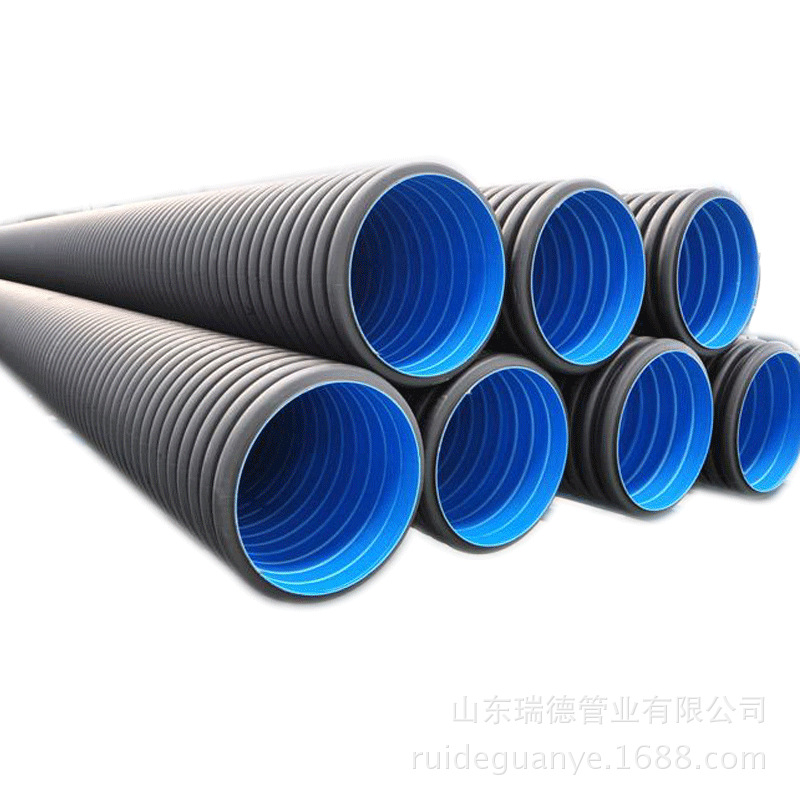 质优价廉 山东pe双壁波纹管厂家 大量供应塑料波纹管 pe波纹管