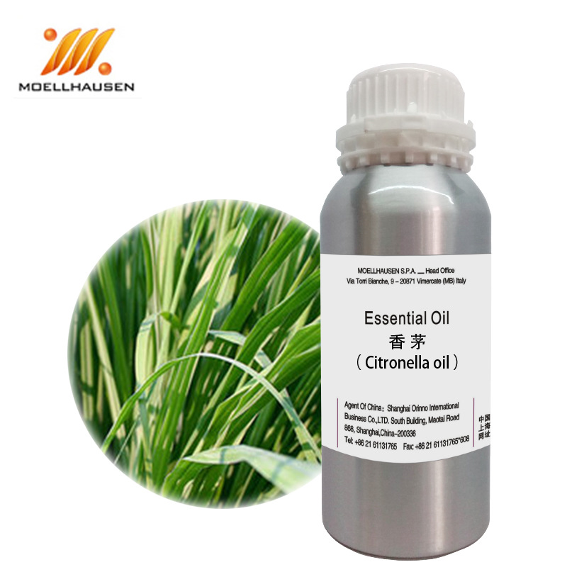 批发moellhausen莫里森香茅单方精油驱虫100%纯度citronella eo