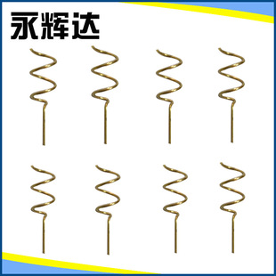 专业订做 小型耐热黄铜天线弹簧 优质圆柱压缩天线弹簧