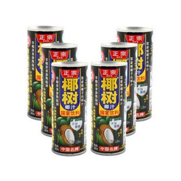 厂家供应 椰树牌椰子汁 听装椰汁椰奶 饮料 245ml*30听/整箱