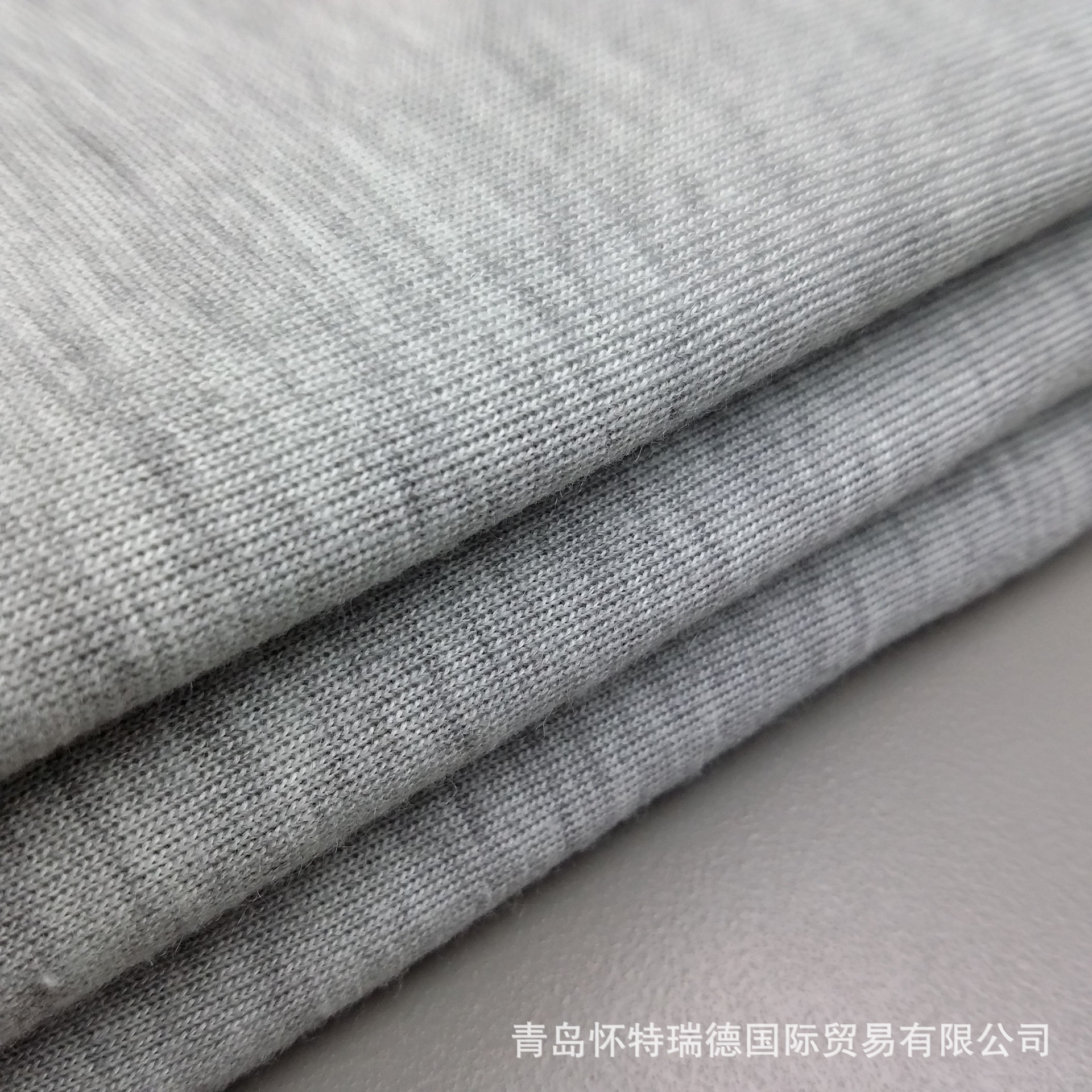 【专业定做】tr30支 麻灰色 t恤面料