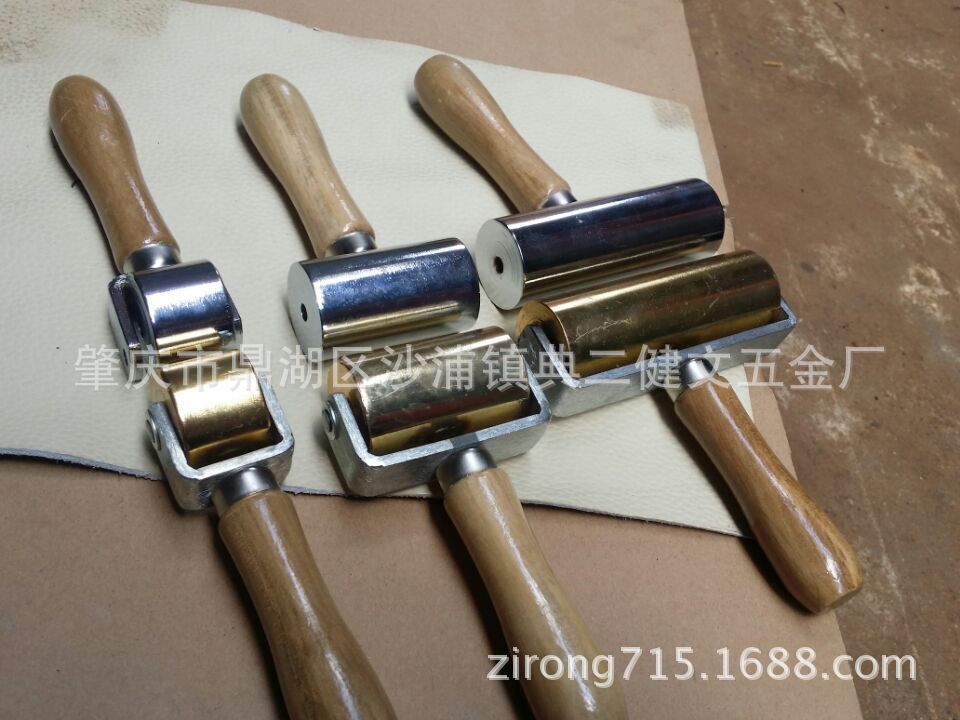 压滚轮 滚子 工具手工diy 压边器 土豪金滚子