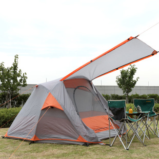 新款 夏诺多吉三人双层帐篷户外野营透气防大雨帐篷露营装备8948
