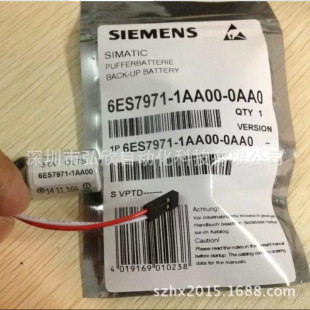 全新原装西门子S7-300PLC 6ES7971-1AAOO-OAAO 1/2A 3.6V锂电池
