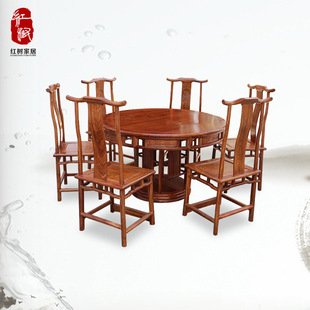 红木家具_红木家具大连花梨木圆台甲醛家具圆非洲v圆台圆桌餐桌图片