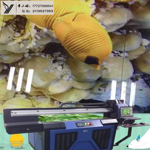 深圳厂家直销艺术玻璃瓷砖地板砖数码打印机 海洋3D打印机