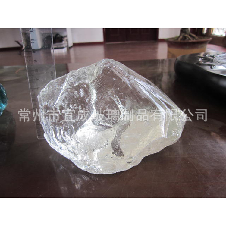 低价销售大量超级白色透明玻璃碎 品质上乘精美玻璃石头(图)