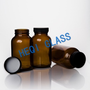 供应玻璃仪器 实验用品 棕色大口玻璃瓶