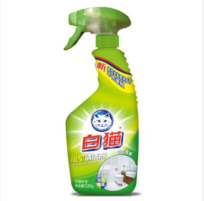 白猫 浴室清洁剂 520ml ￥16.9/瓶 全国包邮