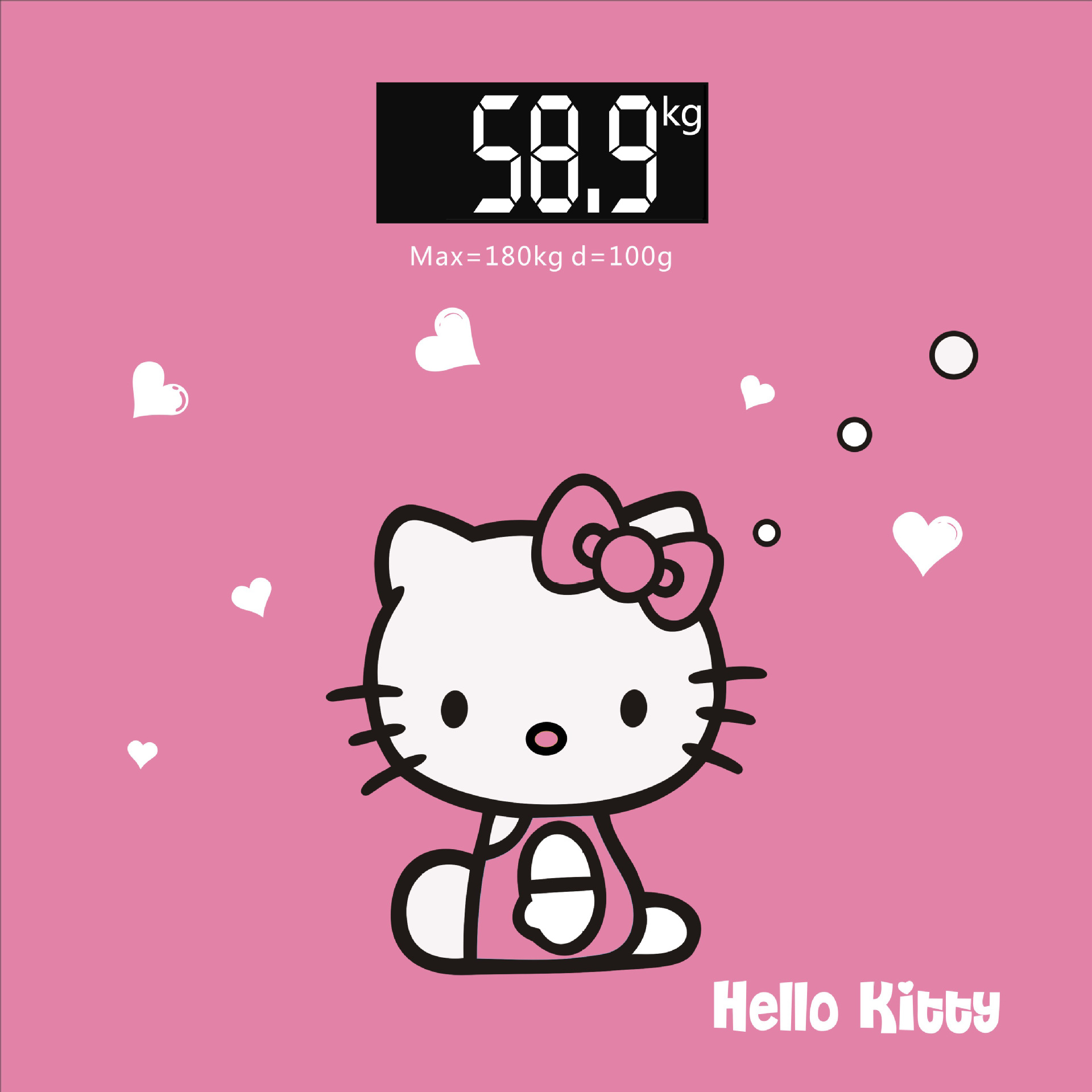 宝岚人体电子秤体重秤 hellokitty电子称礼品广告称大屏背光