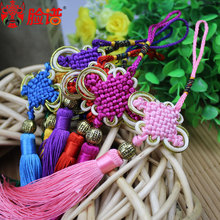 Mặt dây đan Trung Quốc 8 Nút thắt Panjin Fugui Nút thắt nhỏ Trung Quốc Kiểu Trung Quốc trang trí nhà quà tặng cho người nước ngoài Nút thắt trung quốc