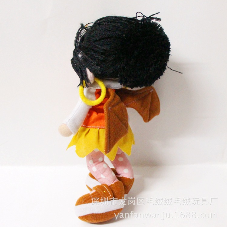 创意长头发穿鞋娃娃 佛山玩具厂家 可定做加工企业吉祥物娃娃