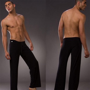 男士睡裤 瑜伽长裤冰丝薄款低腰家居裤