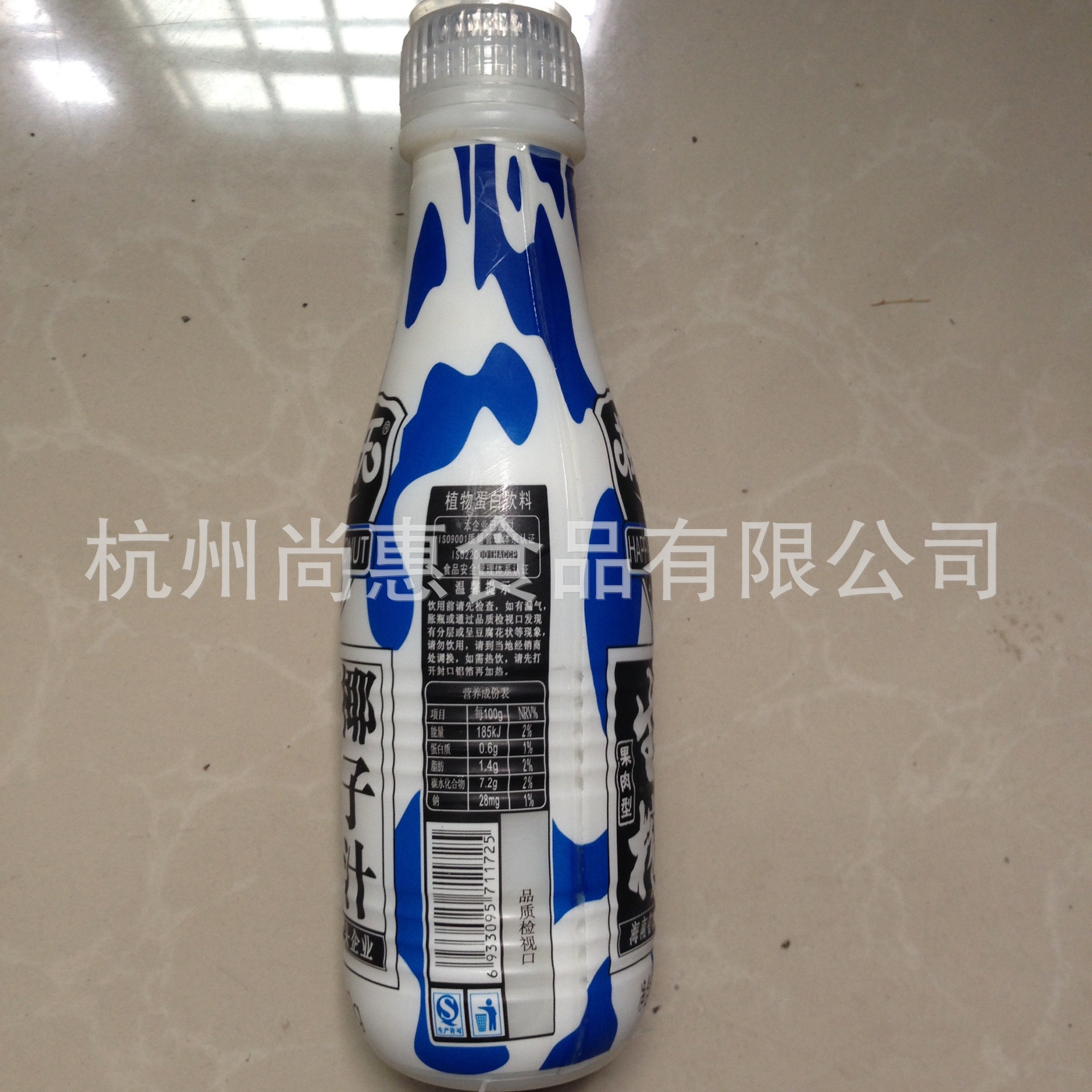 椰乐生榨椰子汁500g*15瓶装 招商代理 量大从优