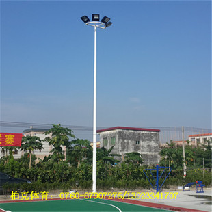 宁波篮球场照明灯杆价格  篮球场灯杆厂家直销  防腐防锈20年