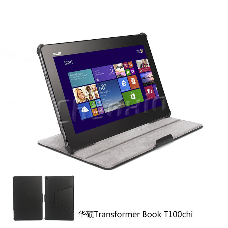 现货 华硕transformer book t100chi 4角定型皮套 华硕平板保护套